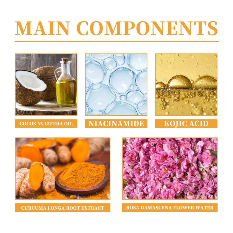 Limpiador facial de cúrcuma